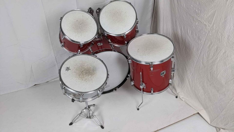 Westbury Red Wrap Open Mind Drums