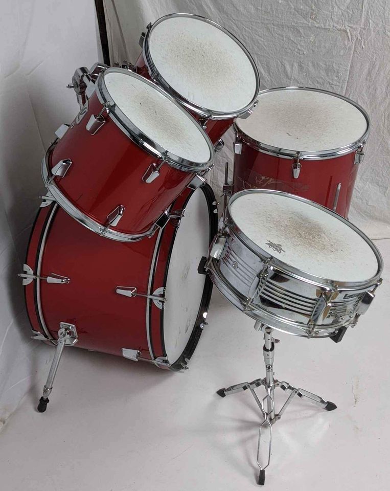 Westbury Red Wrap Open Mind Drums